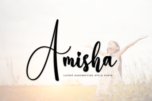 Amisha: The Perfect Handwritten Typeface for Elevating Your Brand