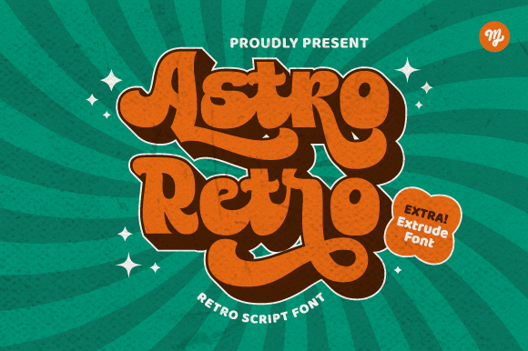 Astro Retro: A Groovy Display Font for Web Design