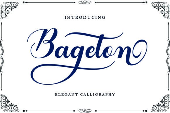 Bageton: A Handwritten Font for Modern Branding