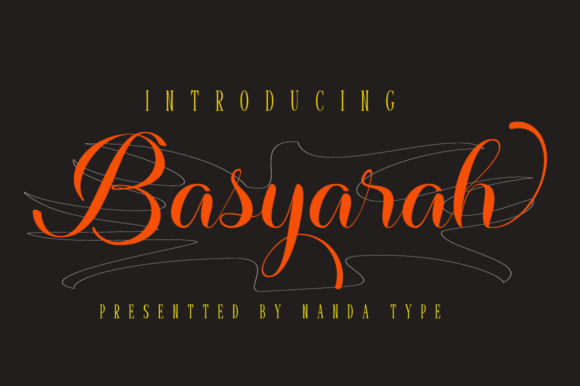 Basyarah: A Script Font That Elevates Branding
