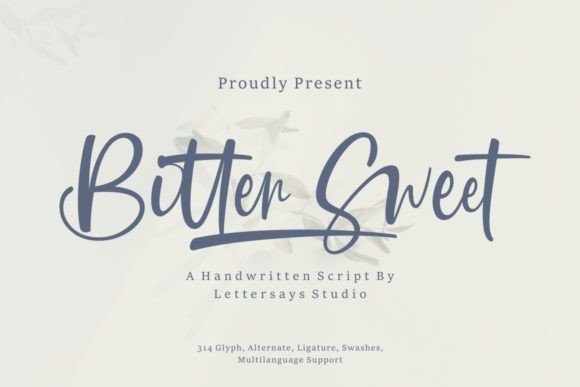 Bitter Sweet: The Handwritten Font That Elevates Campaign Design