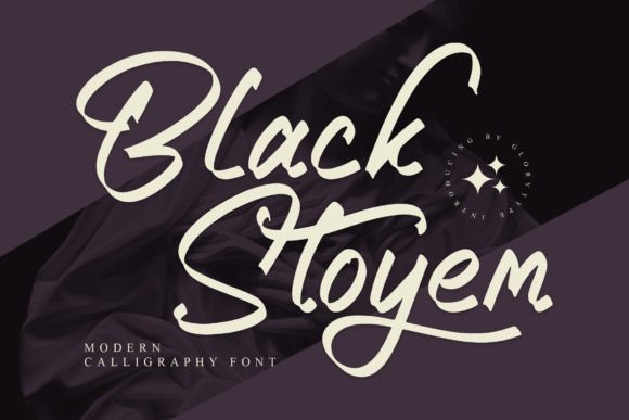 Black Stoyem: A Modern Script Font for Digital Branding