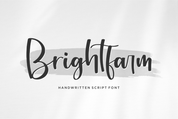 Brightfarm: The Handwritten Script Font That Elevates Your Brand Identity