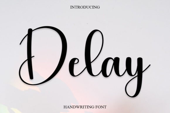 Delay Font: Elevate Your Design with a Handwritten Touch