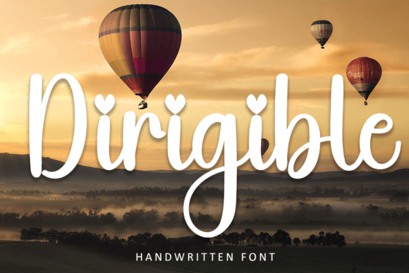 Dirigible: A Script Font for Modern Branding
