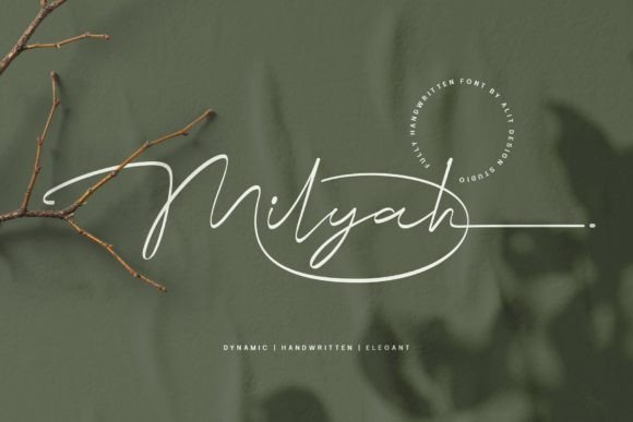 Discover Milyah: A Stylish Script Font for Modern Branding