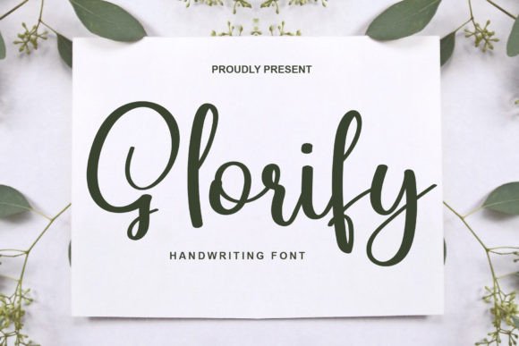 Glorify Font for Campaign Creatives