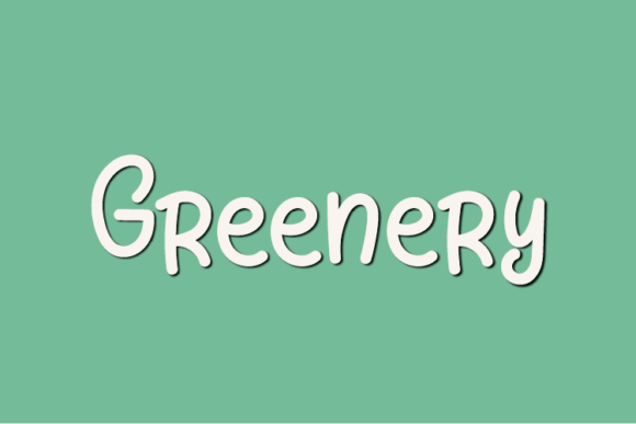 Greenery Font for Digital Marketing and Creative Projects
