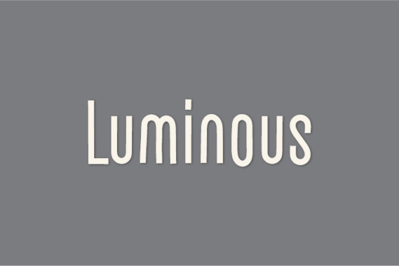 Luminous Font for a Polished Brand Identity