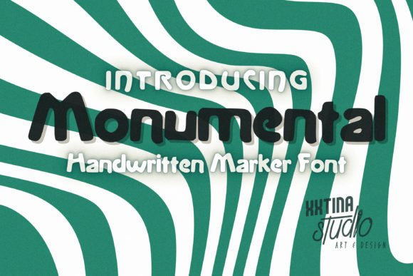 Monumental: A Handwritten Typeface for Editorial Design