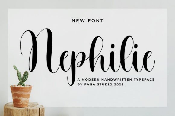 Nephilie Script: A Modern Touch for Editorial Design