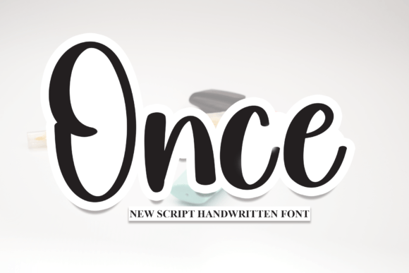 Once Font Review: A Script Amp for Modern Branding
