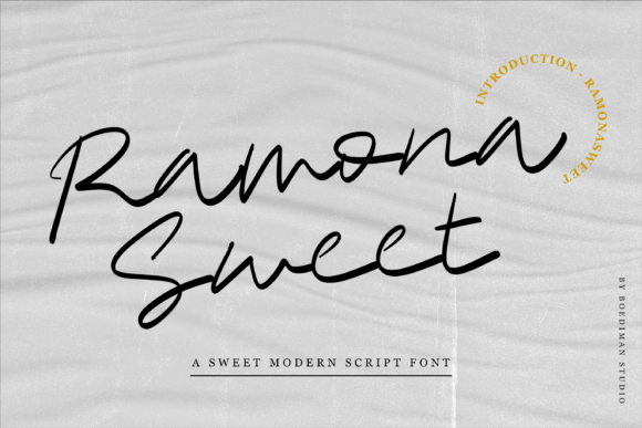 Ramona Sweet: A Handwritten Font That Elevates Your Craft