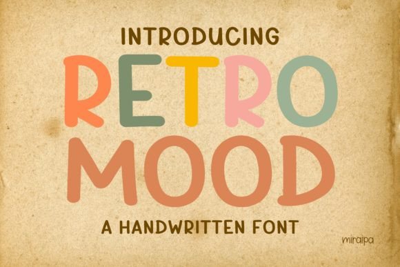 Retro Mood: A Playful Font for Polished Branding