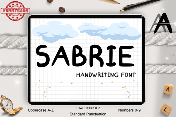 Sabrie: A Casual Handwritten Font for Creative Projects