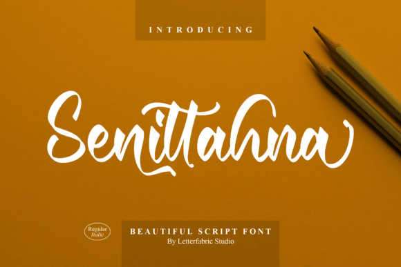 Senittahna: A Beautiful Script Font for Creative Projects